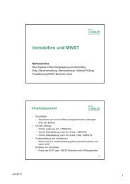 Immobilien und Mehrwertsteuer - vebmedia