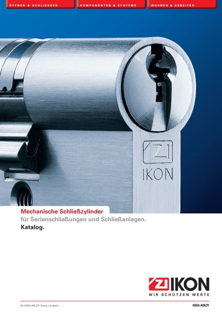 BAB PZ Profilzylinder mit 3 Schlüssel 27,5 mm 57,5 mm IKON ASSA