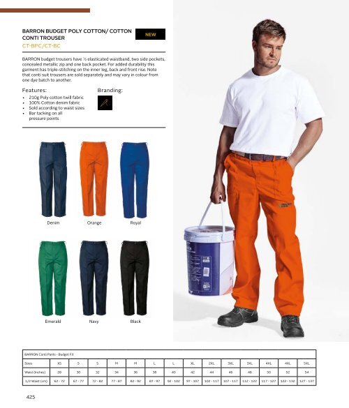 Barron's Apparel Catalogue