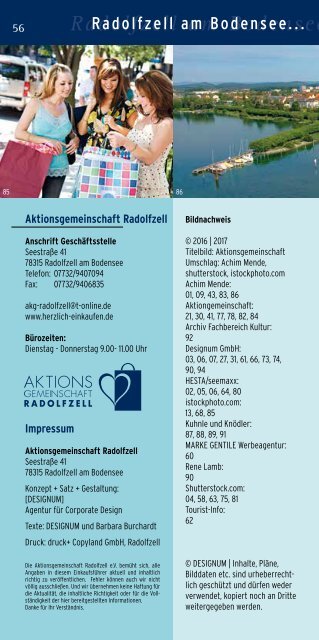 Einkaufsführer Aktionsgemeinschaft-Radolfzell 2016/2017