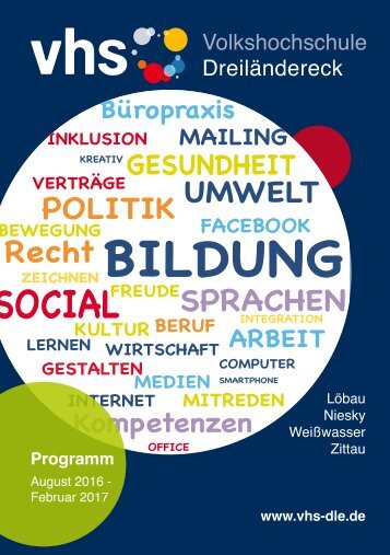 Programmheft Herbstemester 2016