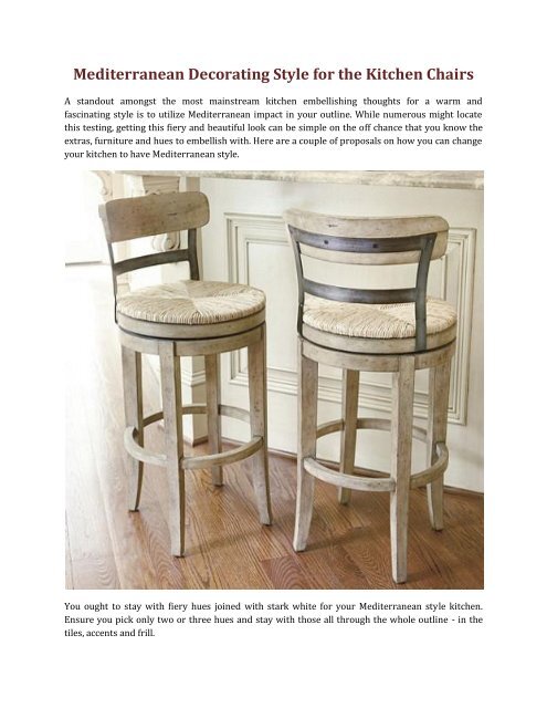 Mediterranean Decorating - 18 Ideas For Life Mediterranean Decor And Landscaping Interior Design Ideas Ofdesign : If you're like most people, when you hear the word mediterranean you instantly begin salivating for it's also an incredibly versatile style of decorating as it complements almost any color palette.