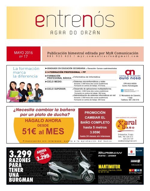 EntreNós nº 17, mayo de 2016