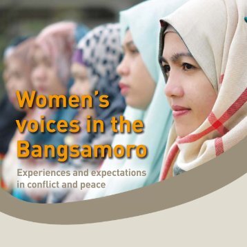 Women’s voices in the Bangsamoro