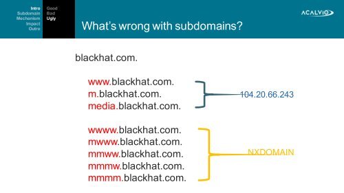 Dark Side of the DNS Force