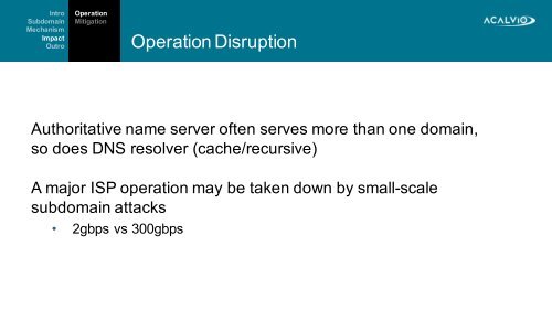 Dark Side of the DNS Force