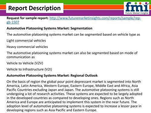 Automotive Platooning Systems Market