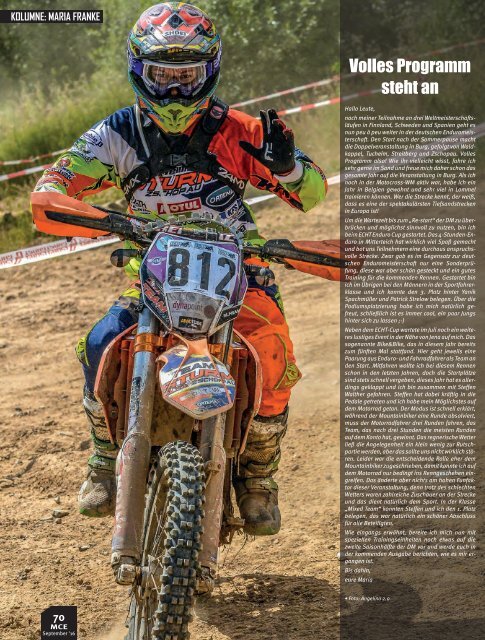 Motocross Enduro Ausgabe 9/2016