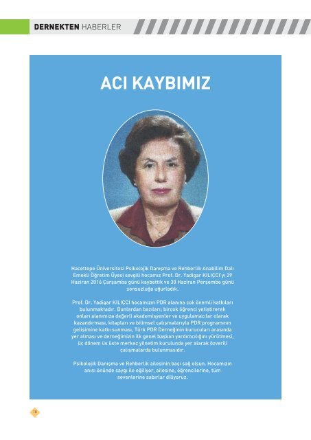 Bu Sayının Teması Korku ve Kaygılarımız