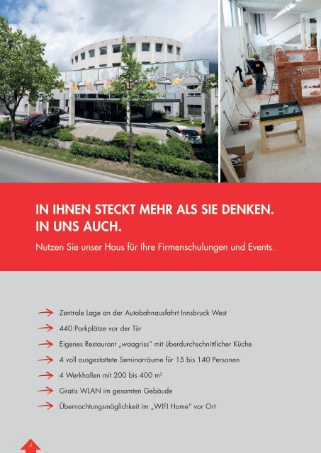 Kursprogramm 2017-18 Bauakademie Tirol