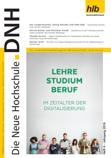 Die Neue Hochschule Heft 4-2016