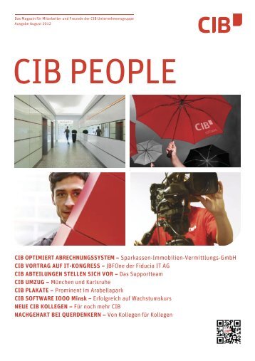 Ausgabe 1 - 2012 - CIB software GmbH