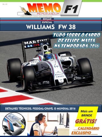 MEMO  F1 Edição Especial - Williams FW38 P