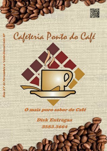 ARTE CARDAPIO 2016 PONTO DO CAFE