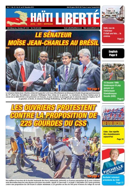 Haiti Liberte 18 Decembre 2013