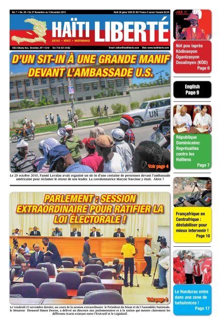 Haiti Liberte 27 Novembre 2013