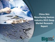 China Skin Resurfacing Devices Industry 2015 Deep Market Research Report