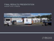 FINAL RESULTS PRESENTATION