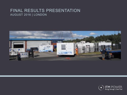 FINAL RESULTS PRESENTATION