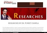 Researches by dr. Puneet chawla