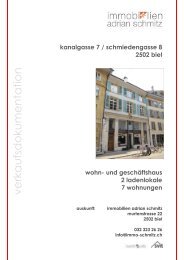 kanalgasse 7 / schmiedengasse 8, biel