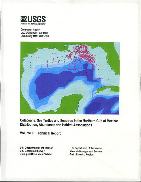 Cetaceans, Sea Turtles, and Seabirds in the Northern ... - Data Center