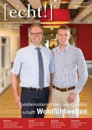 [echt!] - Ausgabe 3/2016 - Das Magazin für den Kreis Coesfeld