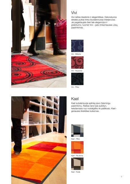 Kilimų nuomos paslauga - Interjero kilimų kolekcija