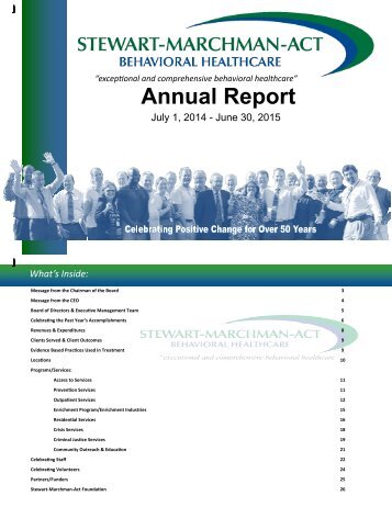 SMA Annual Report 2014-2015
