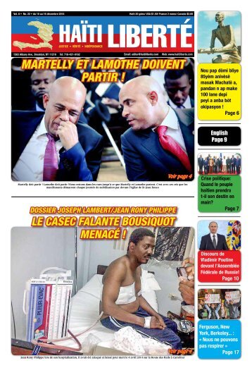 Haiti Liberte 10 Decembre 2014