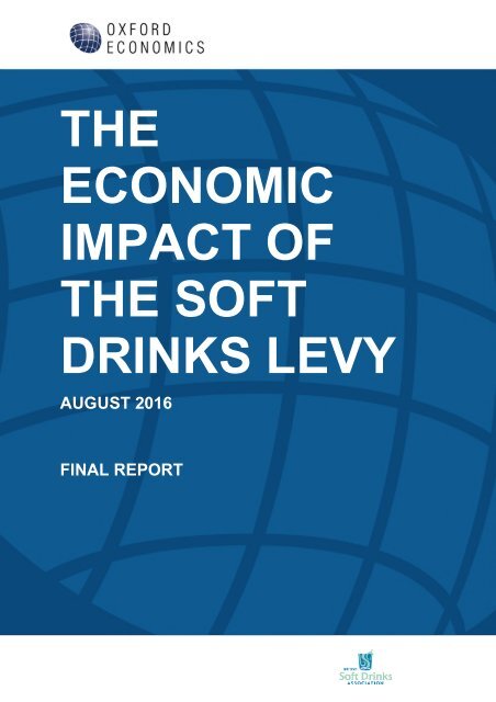 THE ECONOMIC IMPACT OF THE SOFT DRINKS LEVY