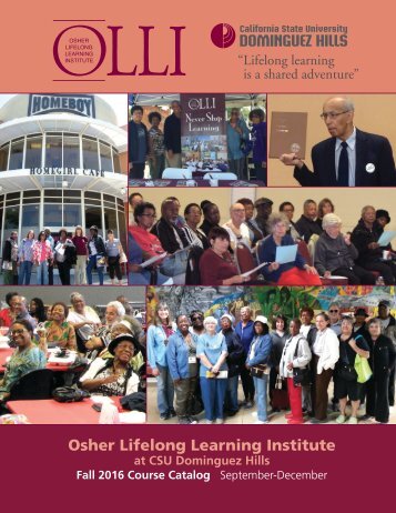 Fall 2016 OLLI Catalog 