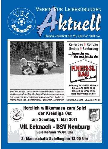 VfLAktuell_13_10/11 - VfL Ecknach