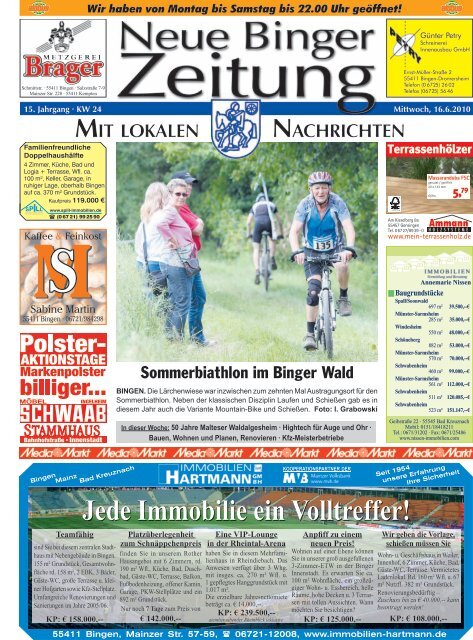 Jede Immobilie ein Volltreffer! - Neue Binger Zeitung