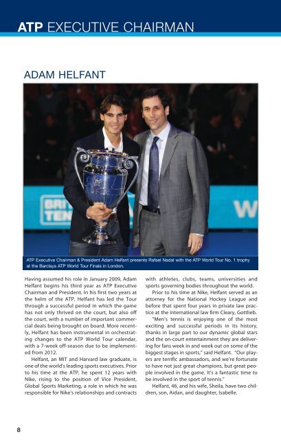 2011 ATP World Tour Media Guide