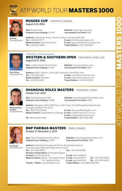 2014 ATP World Tour Media Guide