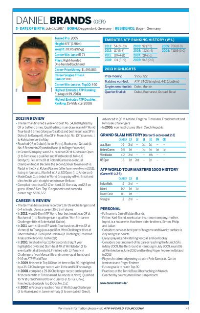 2014 ATP World Tour Media Guide
