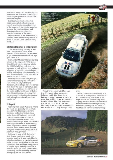 RallySport Magazine August 2016