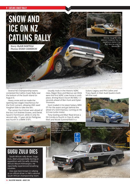 RallySport Magazine August 2016