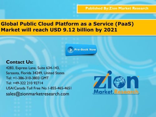 Public cloud platform as a service market