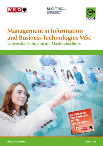 Management in Information and Business Technologies MSc