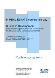 Programm Business Development