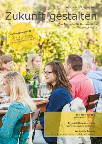 Zukunft gestalten_Ausgabe6_August2016