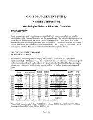 GAME MANAGEMENT UNIT 13 Nelchina Caribou Herd Area Biologist