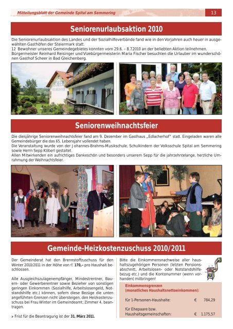 Gemeindezeitung_2010.. - Spital am Semmering