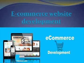 eCommerce website development 