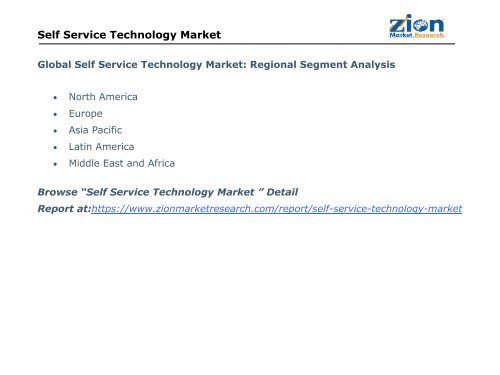 Self Service Technology Market