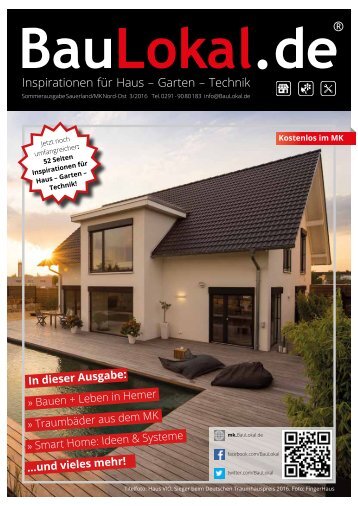 BauLokal.de Sauerland MK/Nord-Ost Sommerausgabe 3/2016 