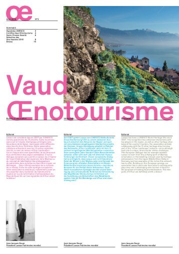 OVV – Journal Vaud Oenotourisme n°2