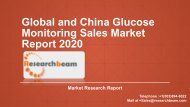 Global and China Glucose Monitoring Sales Market Report 2020